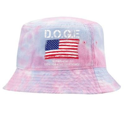 D.O.G.E Doge Department Of Government Efficiency Tie-Dyed Bucket Hat