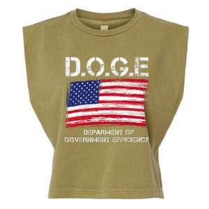 D.O.G.E Doge Department Of Government Efficiency Garment-Dyed Women's Muscle Tee