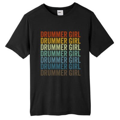 Drummer  Drummer  Drumming Musician Drum Lover Tall Fusion ChromaSoft Performance T-Shirt