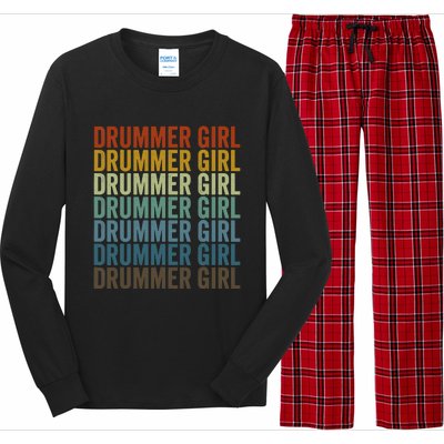 Drummer  Drummer  Drumming Musician Drum Lover Long Sleeve Pajama Set