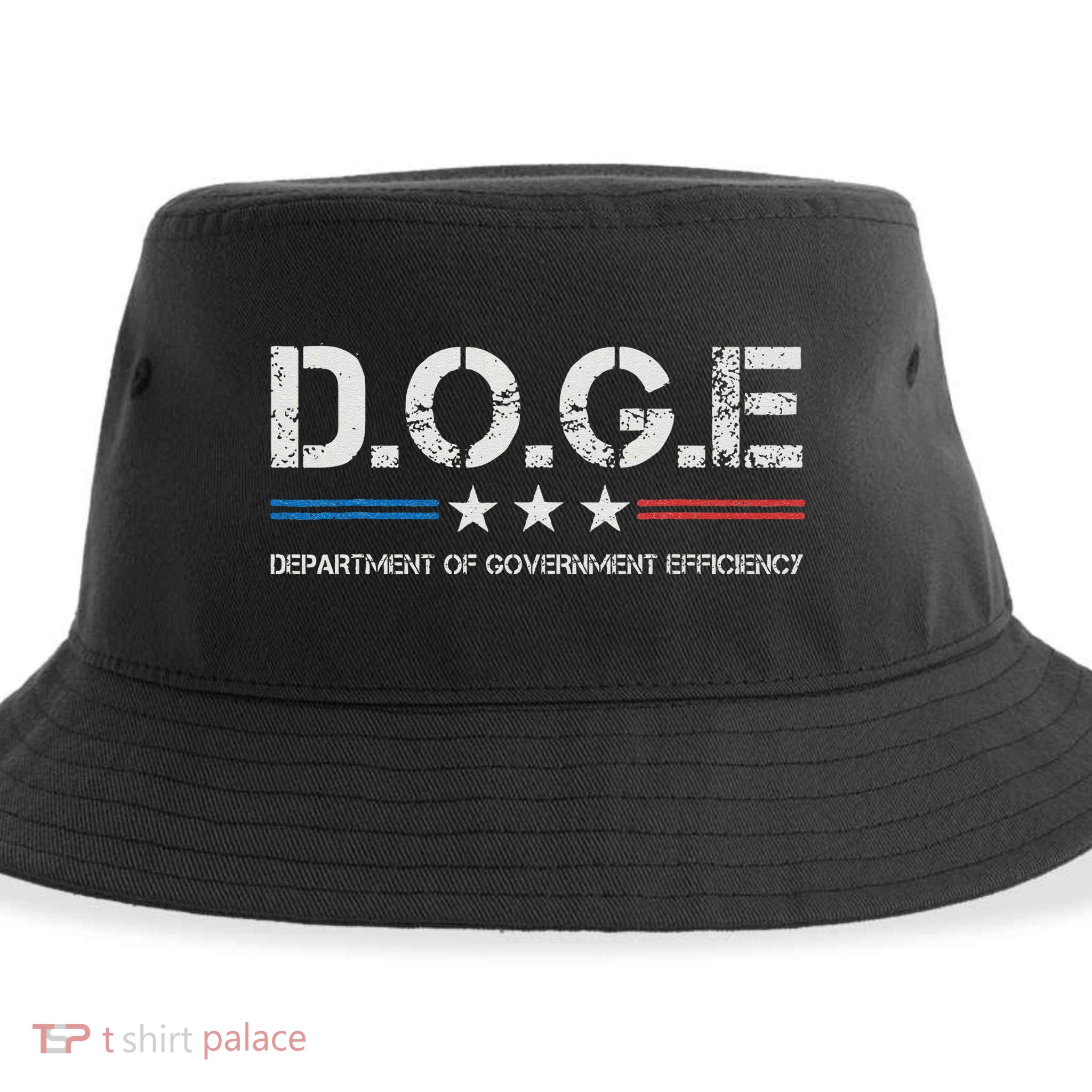 Doge D.O.G.E. Department Of Government Efficiency Sustainable Bucket Hat