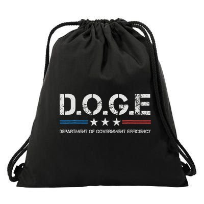 Doge D.O.G.E. Department Of Government Efficiency Drawstring Bag