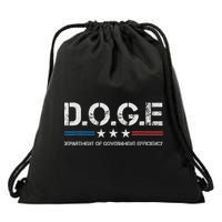 Doge D.O.G.E. Department Of Government Efficiency Drawstring Bag