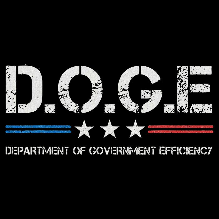 Doge D.O.G.E. Department Of Government Efficiency Drawstring Bag