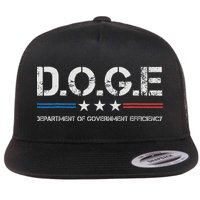 Doge D.O.G.E. Department Of Government Efficiency Flat Bill Trucker Hat