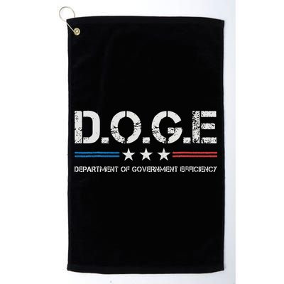 Doge D.O.G.E. Department Of Government Efficiency Golf Towel