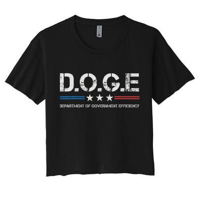 Doge D.O.G.E. Department Of Government Efficiency Crop Top