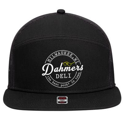 Dahmer's Deli 7 Panel Mesh Trucker Snapback Hat