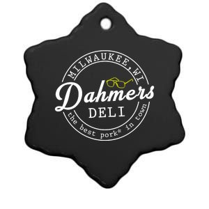 Dahmer's Deli Ceramic Star Ornament