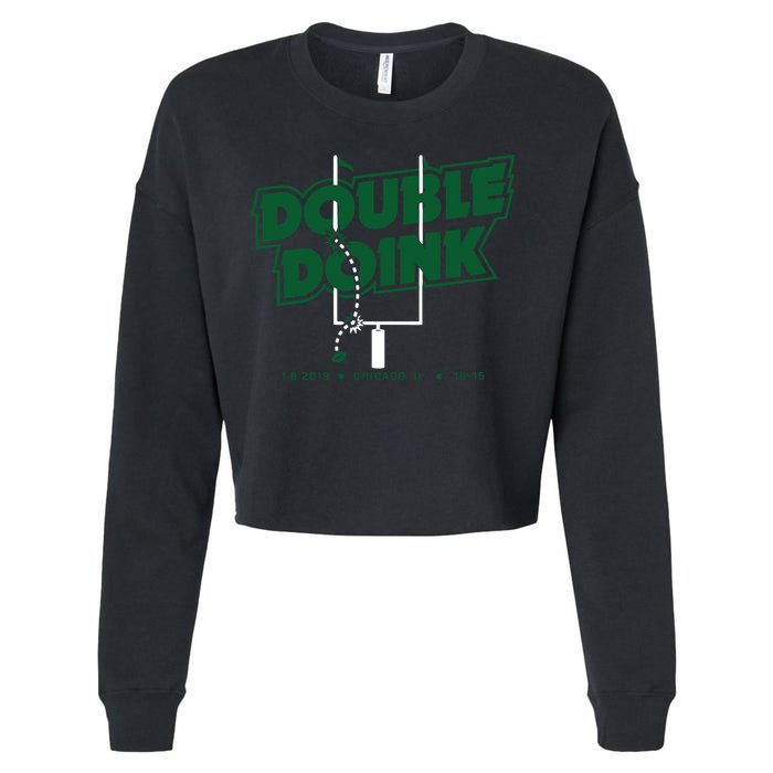 Double Doink Cropped Pullover Crew