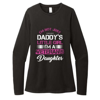 Daddy Dad Daughter Veterans Veteran Father Gift Womens CVC Long Sleeve Shirt