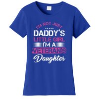 Daddy Dad Daughter Veterans Veteran Father Gift Women's T-Shirt