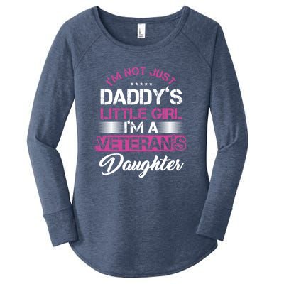 Daddy Dad Daughter Veterans Veteran Father Gift Women's Perfect Tri Tunic Long Sleeve Shirt