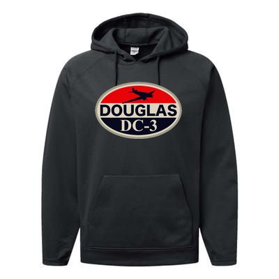 Douglas Dc3 Dakota Performance Fleece Hoodie