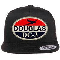 Douglas Dc3 Dakota Flat Bill Trucker Hat