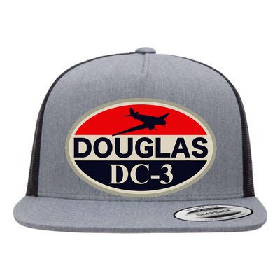 Douglas Dc3 Dakota Flat Bill Trucker Hat