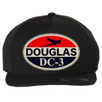 Douglas Dc3 Dakota Wool Snapback Cap