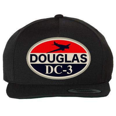 Douglas Dc3 Dakota Wool Snapback Cap