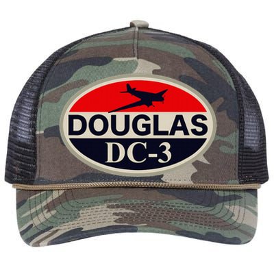 Douglas Dc3 Dakota Retro Rope Trucker Hat Cap