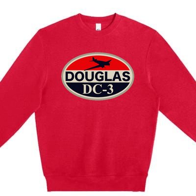 Douglas Dc3 Dakota Premium Crewneck Sweatshirt