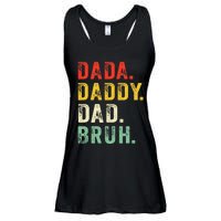 Dada Daddy Dad Bruh Fathers Day Dad Ladies Essential Flowy Tank