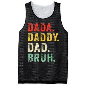 Dada Daddy Dad Bruh Fathers Day Dad Mesh Reversible Basketball Jersey Tank