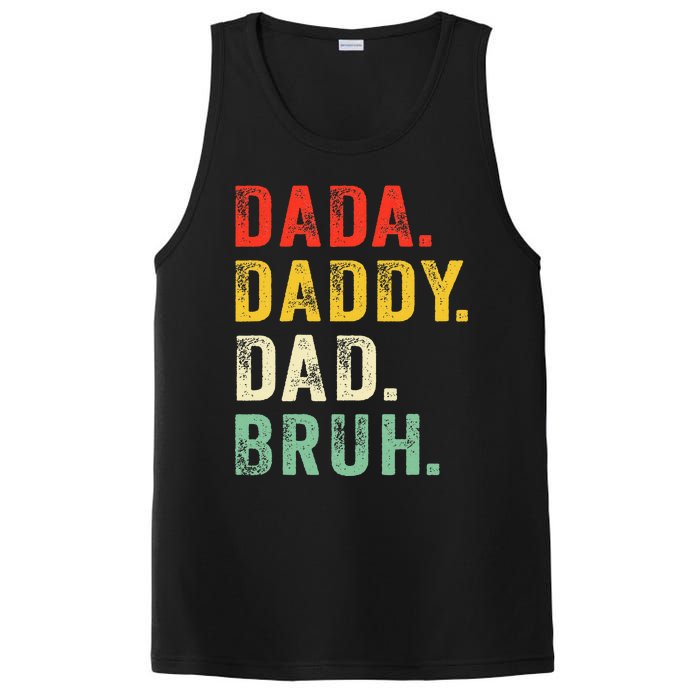 Dada Daddy Dad Bruh Fathers Day Dad PosiCharge Competitor Tank