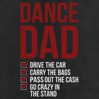 Dance Dad Dancing Dad Of A Dancer Father 7 Panel Mesh Trucker Snapback Hat