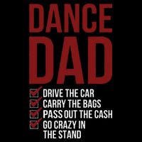 Dance Dad Dancing Dad Of A Dancer Father Apron