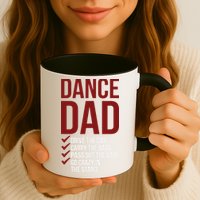 Dance Dad Dancing Dad Of A Dancer Father Mug