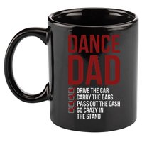 Dance Dad Dancing Dad Of A Dancer Father 11oz C Handle Ceramic Mug