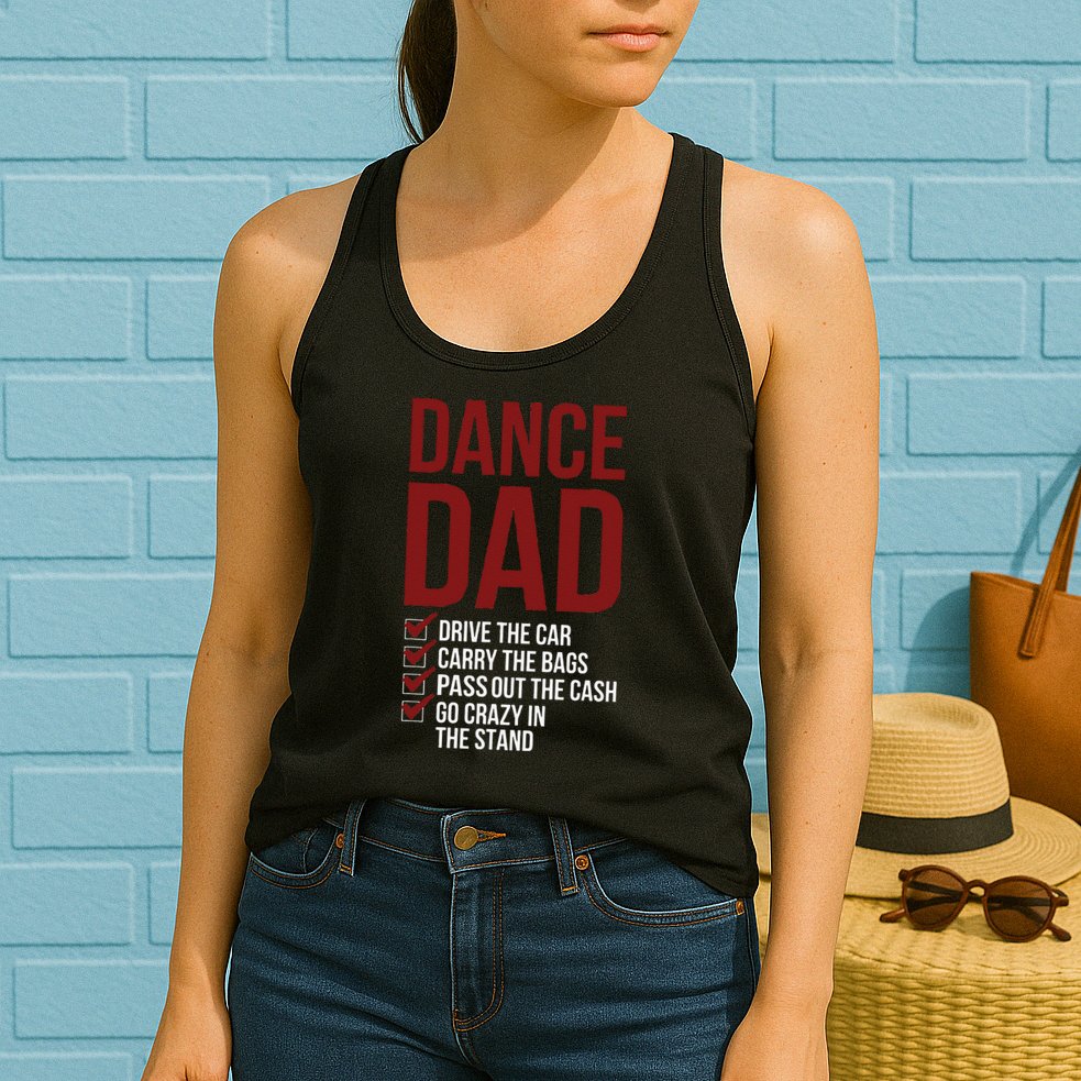 Dance Dad Dancing Dad Of A Dancer Father Womens Tank Top