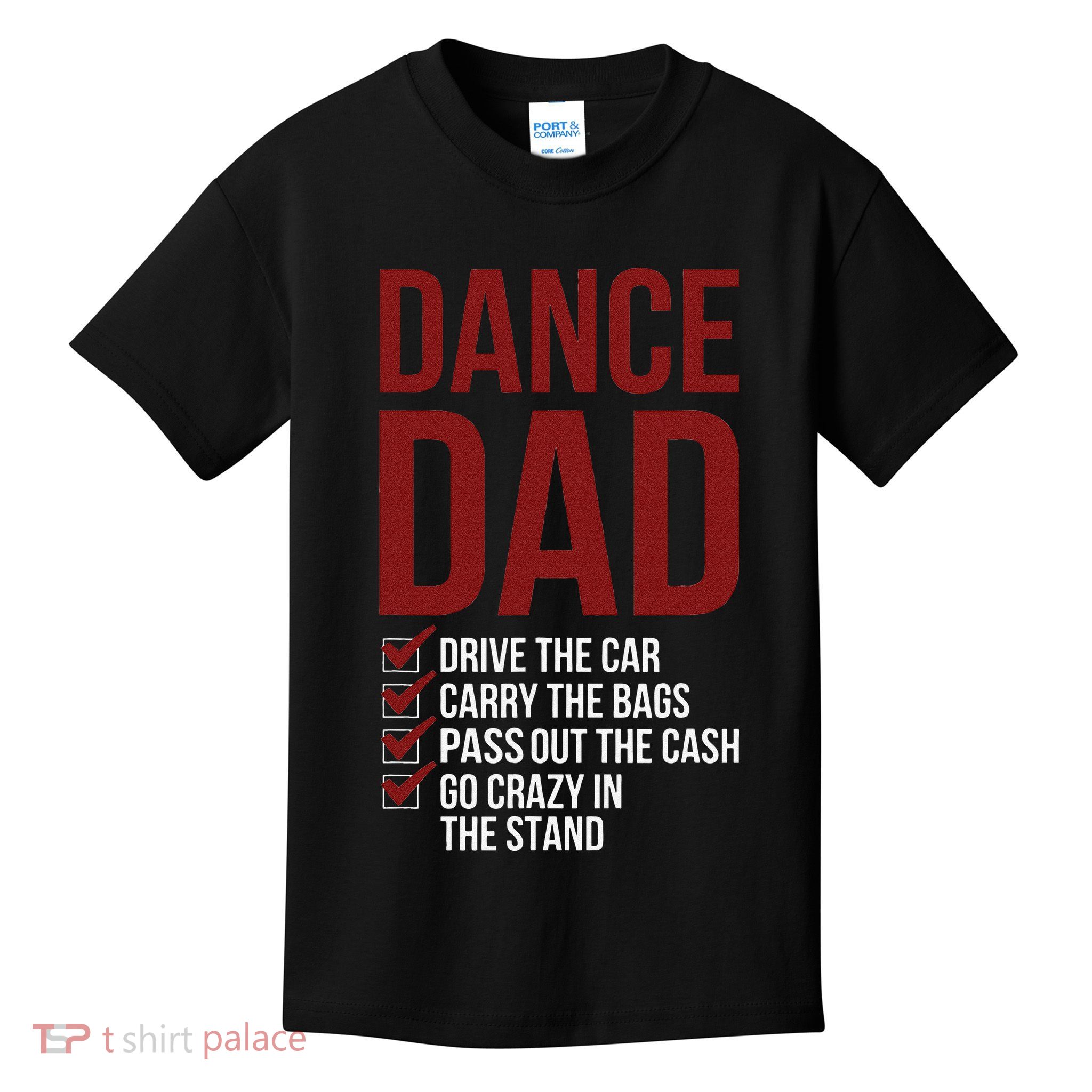 Dance Dad Dancing Dad Of A Dancer Father Kids T-Shirt
