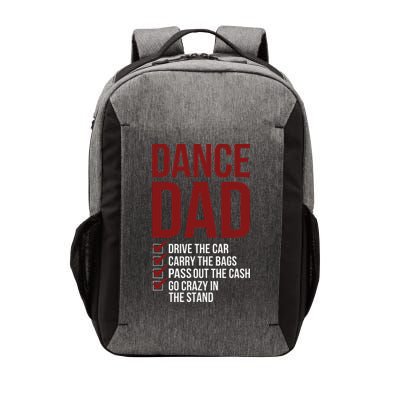 Dance Dad Dancing Dad Of A Dancer Father Vector Backpack