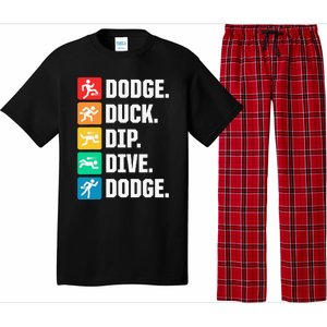 Dodge Duck Dip Dive Dodge Player Pajama Set