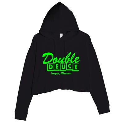 Double Deuce Crop Fleece Hoodie