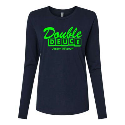 Double Deuce Womens Cotton Relaxed Long Sleeve T-Shirt