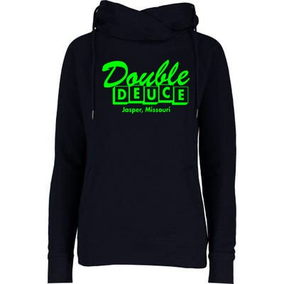 Double Deuce Womens Funnel Neck Pullover Hood