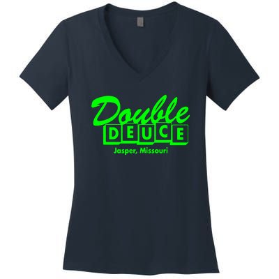 Double Deuce Women's V-Neck T-Shirt