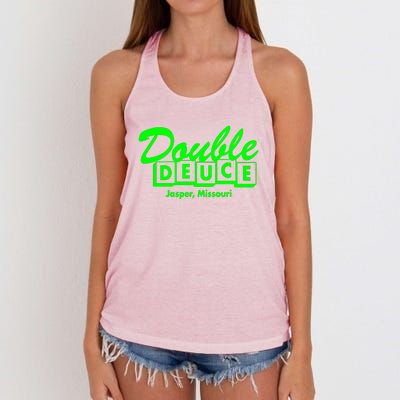 Double Deuce Women's Knotted Racerback Tank