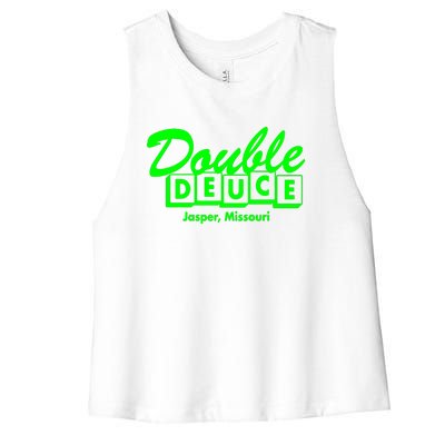 Double Deuce Women's Racerback Cropped Tank