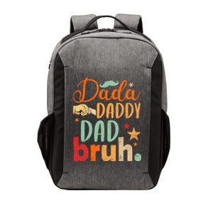 Dada Daddy Dad Bruh Happy Fars Day Vector Backpack