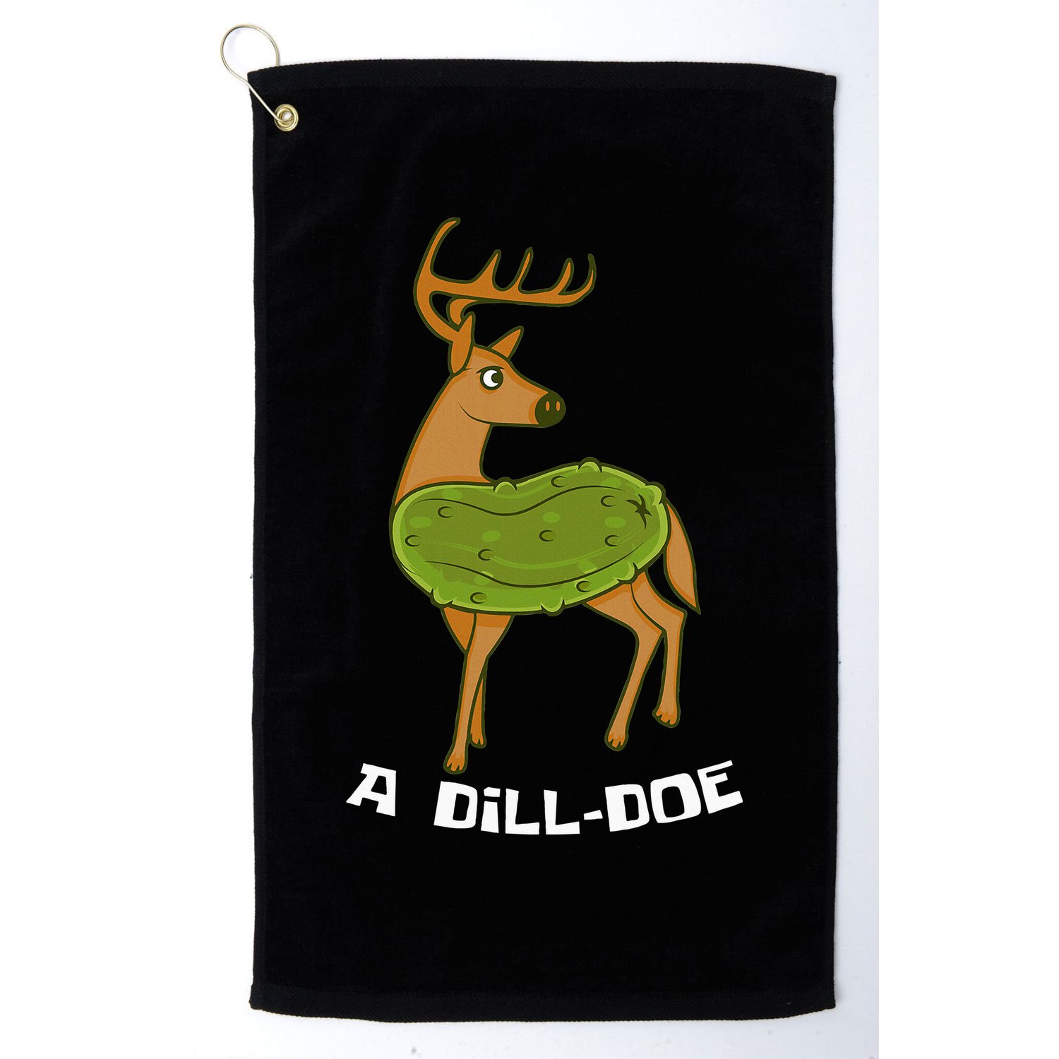 Dill Doe Dildo Comic And Joke Fan Golf Towel