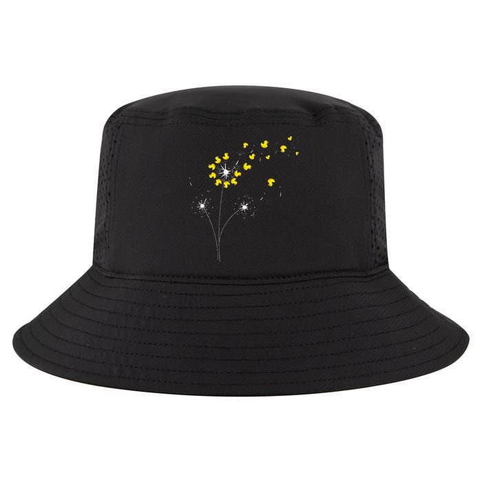 Ducky Dandelion Duckling Duckie Lover Bath Toy Rubber Duck Cool Comfort Performance Bucket Hat