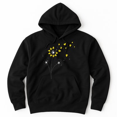 Ducky Dandelion Duckling Duckie Lover Bath Toy Rubber Duck Hoodie