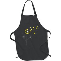 Ducky Dandelion Duckling Duckie Lover Bath Toy Rubber Duck Full-Length Apron With Pockets