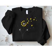 Ducky Dandelion Duckling Duckie Lover Bath Toy Rubber Duck Sweatshirt