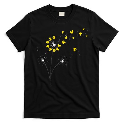 Ducky Dandelion Duckling Duckie Lover Bath Toy Rubber Duck T-Shirt