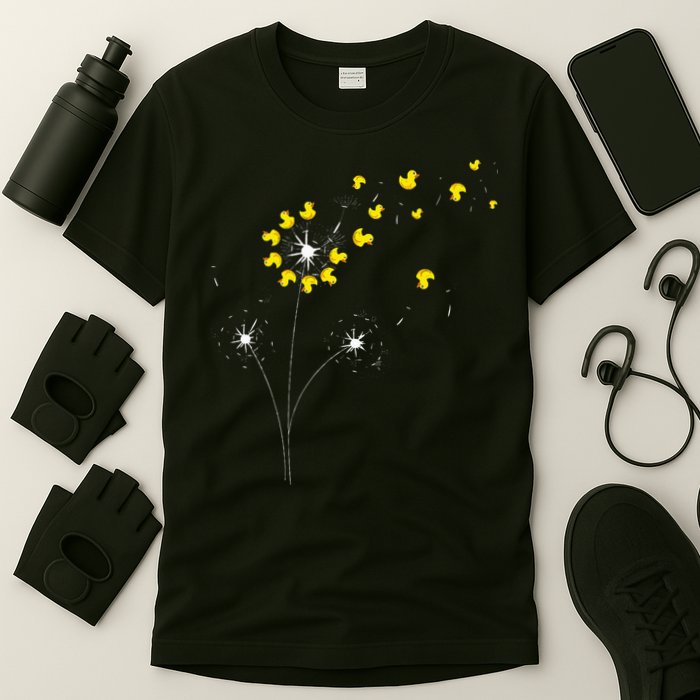 Ducky Dandelion Duckling Duckie Lover Bath Toy Rubber Duck T-Shirt