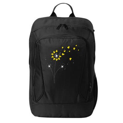 Ducky Dandelion Duckling Duckie Lover Bath Toy Rubber Duck City Backpack